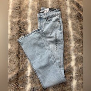 NWT AMERICAN EAGLE Low Rise Next Level Stretch Blue Women's Jeans Size 00 Reg